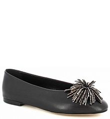 Baleriny Carinii czarne damskie