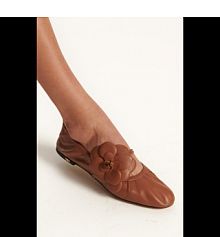 Baleriny Carinii brązowe damskie