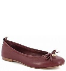 Baleriny Carinii czerwone damskie