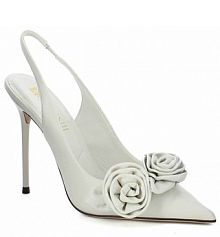 Czółenka Carinii białe