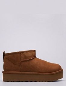 Trzewiki UGG brązowe dziecięce Kids' Classic Ultra Mini Platform
