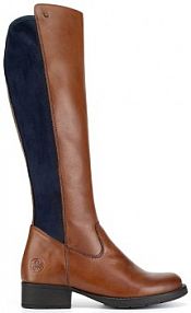 Kozaki Rieker brązowe damskie Z9591-23 BRĄZOWY