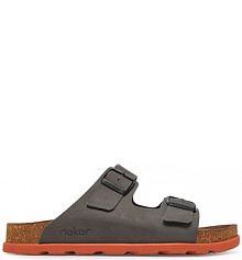 Klapki Rieker szare męskie 21190-40