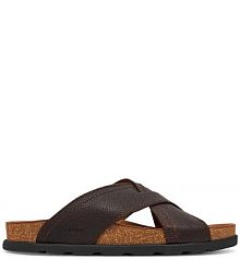 Klapki Rieker brązowe męskie 21192-25