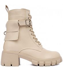 Trzewiki DeeZee beżowe damskie 17193-13 