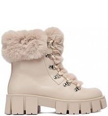 Trzewiki DeeZee beżowe damskie 90190-6 