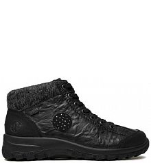 Trzewiki Rieker czarne damskie CEO-L7110-01