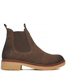 Botki na obcasie Rieker brązowe CEO-Z5050-25 BRĄZOWY