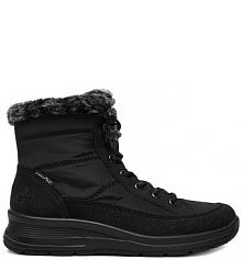 Botki na obcasie Rieker czarne CEO-L7742-00