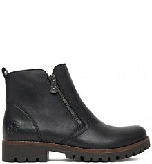 Botki na obcasie Rieker czarne CEO-78556-00