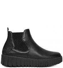 Botki na obcasie Rieker czarne CEO-Y6151-00