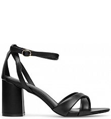 Sandały na obcasie Sergio Bardi czarne WYL3402-8Z-SB