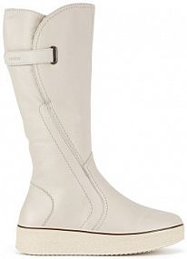 Kozaki Rieker białe damskie 78853-80