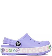 Klapki basenowe Crocs fioletowe dziecięce C-BAYABAND CLOG T 211303-5PY