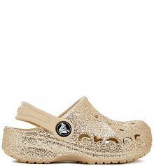 Klapki basenowe Crocs oliwkowe dziecięce C-BAYA CLOG T 207014-11S