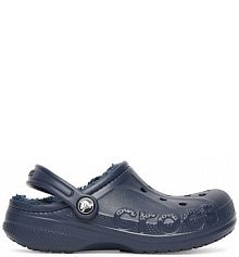 Klapki basenowe Crocs granatowe dziecięce C-BAYA LINED CLOG K 207500-463