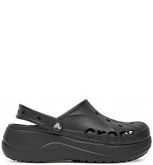 Klapki basenowe Crocs czarne męskie WB-BAYA PLATFORM CLOG 208186-001