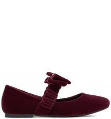 Baleriny Juicy Couture czerwone dziecięce CEO-CS6515-01