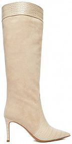 Kozaki EVA MINGE beżowe damskie EO-DANA-GLC6020-16.5-361