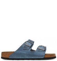 Klapki Birkenstock niebieskie męskie 