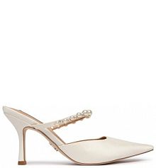 Klapki Steve Madden białe damskie 