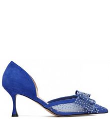 Szpilki Eva Minge niebieskie 