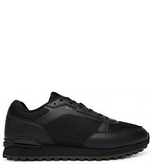 Sneakersy BOSS czarne męskie 