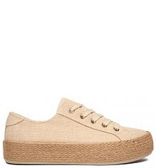 Espadryle JENNY beżowe damskie 