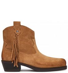 Botki na słupku Liu Jo brązowe 