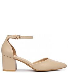 Czółenka JENNY beżowe 