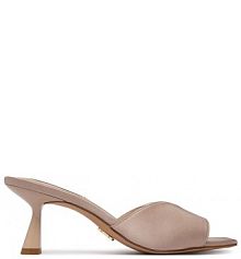 Klapki Steve Madden beżowe damskie 