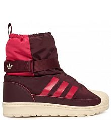 Śniegowce adidas bordowy dziecięce 