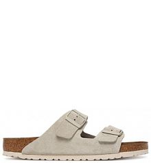 Klapki Birkenstock beżowe męskie 