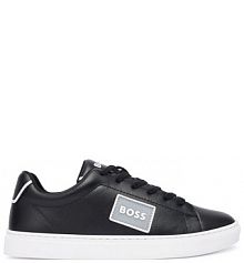 Sneakersy BOSS czarne dziecięce 