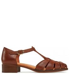 Sandały na słupku Pikolinos brązowe 