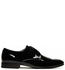 Półbuty BOSS czarne męskie 