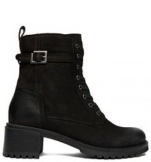 Botki na słupku Lasocki czarne 