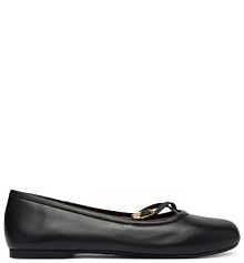 Baleriny LOVE MOSCHINO czarne damskie 