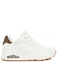 Sneakersy Skechers białe damskie 