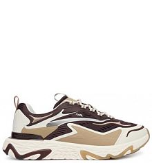 Sneakersy KARL LAGERFELD brązowe męskie 