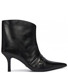 Botki na szpilce Patrizia Pepe czarne 