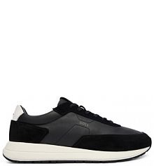 Sneakersy BOSS czarne męskie 