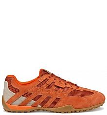 Sneakersy Geox pomarańczowe męskie 