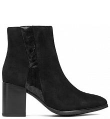 Botki na słupku Lasocki czarne 