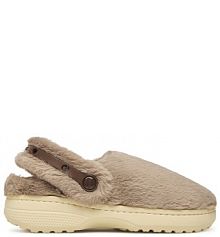 Kapcie Crocs beżowe damskie 