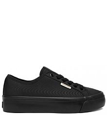 Sneakersy Calvin Klein czarne damskie 