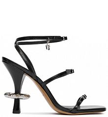 Sandały na szpilce Marc Jacobs czarne 