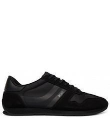 Sneakersy BOSS czarne męskie 