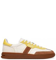 Sneakersy Polo Ralph Lauren écru damskie 