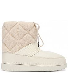 Śniegowce LOVE MOSCHINO écru damskie 